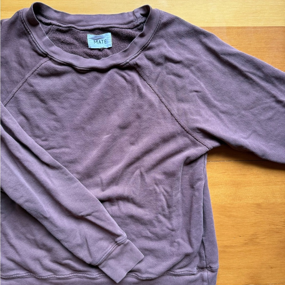 MATE the Label Purple Sweatshirt